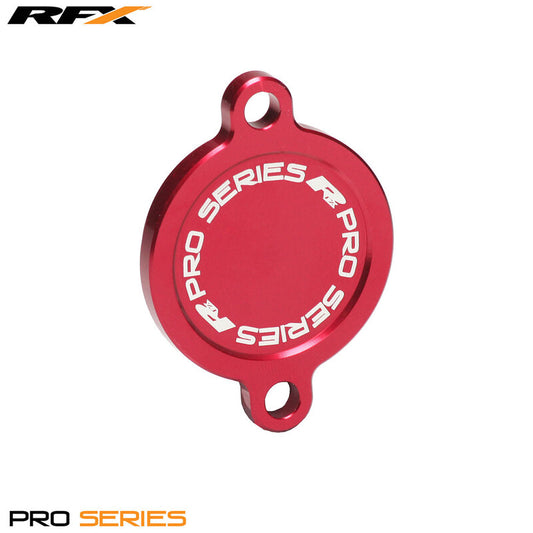 RFX Pro Oil Filter Cover (Red) - Kawasaki KXF450 - 1110511004