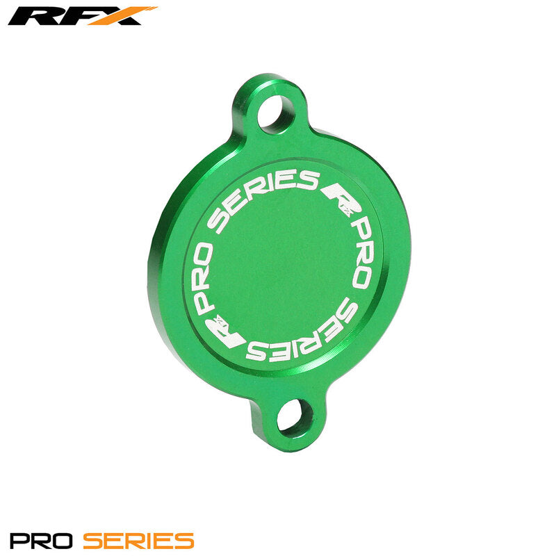 RFX Pro Oil Filter Cover (Green) - Kawasaki KXF450 - 1110512002