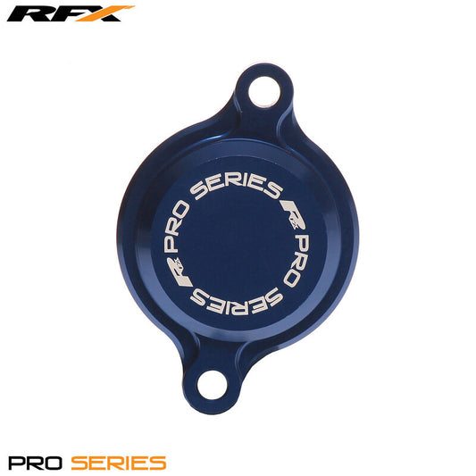 RFX Pro Oil Filter Cover (Blue- Yamaha YZF25/YZF450