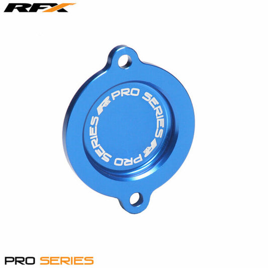 RFX Pro Oil Filter Cover (Blue) - Husqvarna FE/FC450