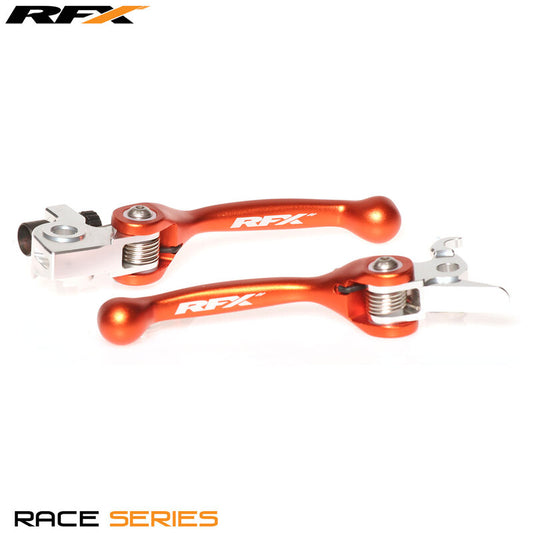 RFX Race Forged Flexible Lever Set (Orange) - KTM Various Brembo Brake / Brembo Clutch