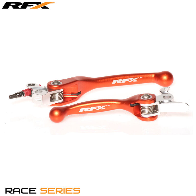 RFX Race Forged Flexible Lever Set (Orange) - KTM Various Brembo Brake / Magura Clutch - 1110554001