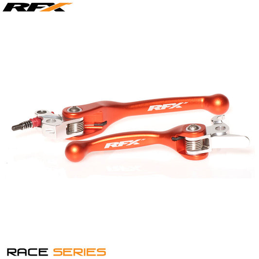 RFX Race Forged Flexible Lever Set (Orange) - KTM Various Brembo Brake / Magura Clutch - 1110554001