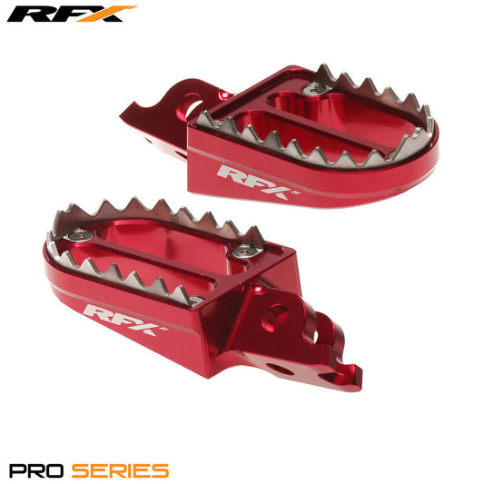 RFX Pro Series 2 Footrests (Red)