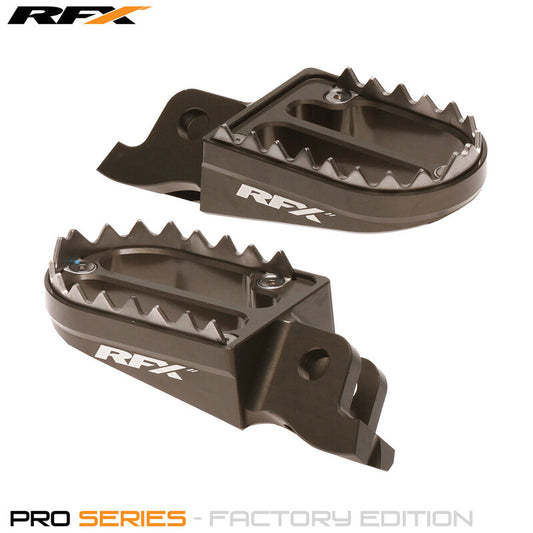 RFX Pro Series 2 Footrests (Hard Anodised) - Kawasaki KXF250/450
