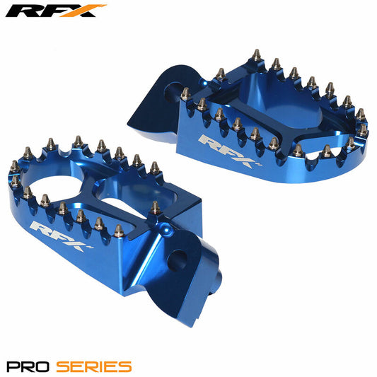 RFX Pro CNC Aluminium Trials Footrest (Blue) Universal - Gas Gas/Beta/Sherco/Montesa