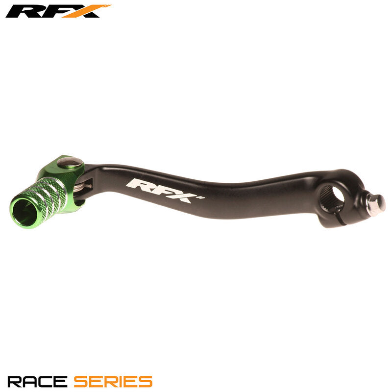 RFX Race Gear Lever (Black/Green) - Kawasaki KXF450 - 1110622001