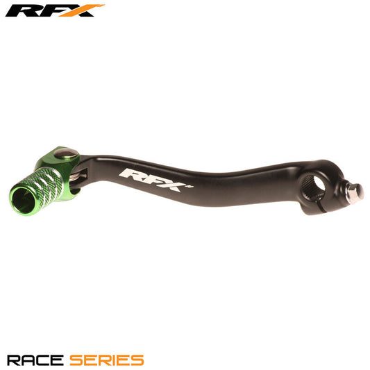 RFX Race Gear Lever (Black/Green) - Kawasaki KXF450 - 1110622001