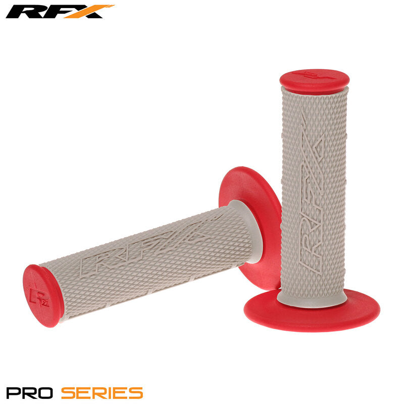 RFX Pro Series Dual Compound Grips Grey Centre (Grey/Red) Pair