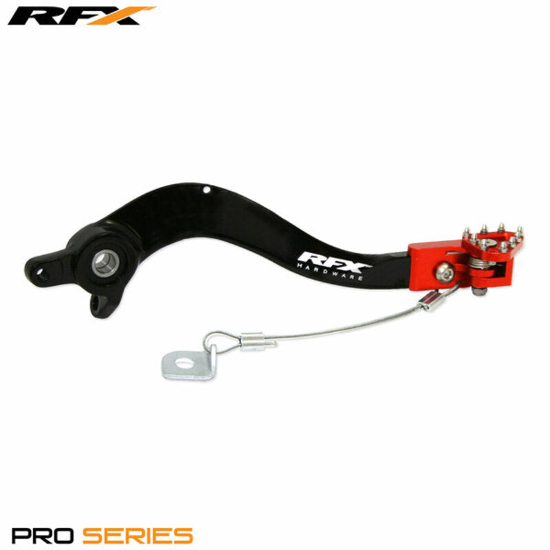 RFX Pro FT Rear Brake Lever (Black/Orange) - 1110856001