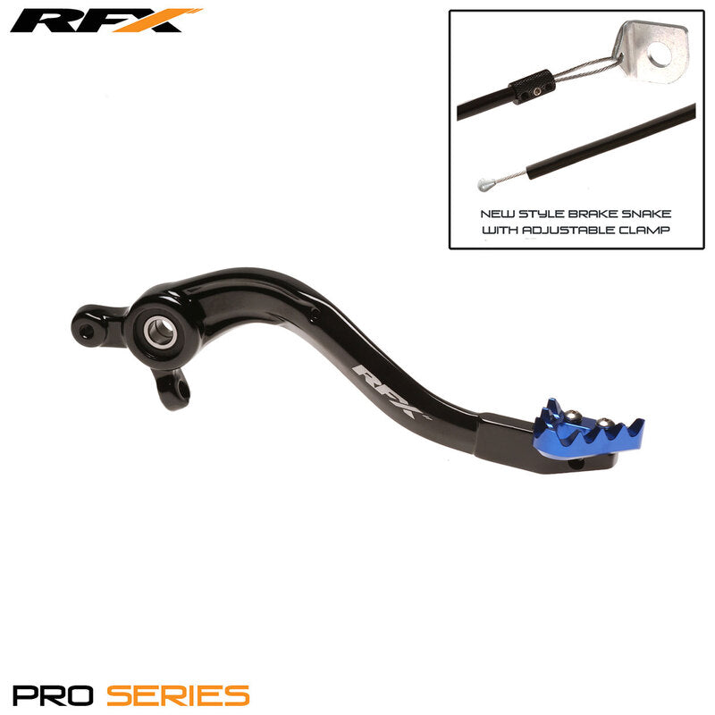 RFX Pro ST Rear Brake Lever Hard Anodised Black/Blue