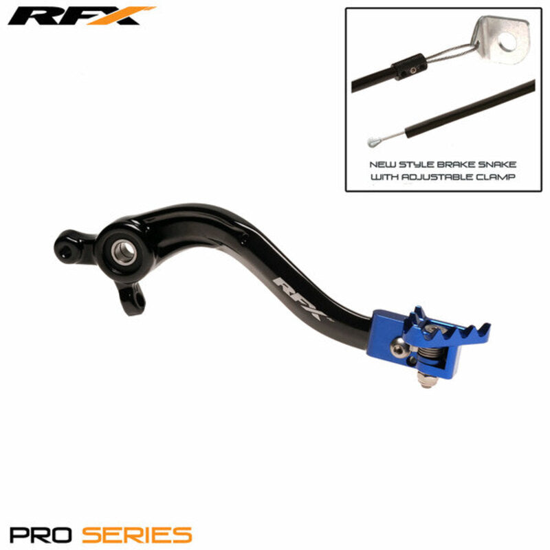RFX Pro ST Rear Brake Lever (Black/Blue) - Husqvarna TC85 - 1110878001