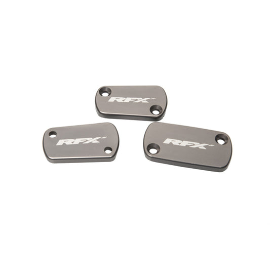 RFX Pro Reservoir Cap Kit Kit (Mineral Grey) - Kawasaki KXF450