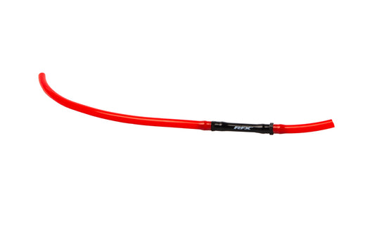 RFX Race Vent Tube - Long Pipe Inc 1 Way Valve (Red) 5 pcs