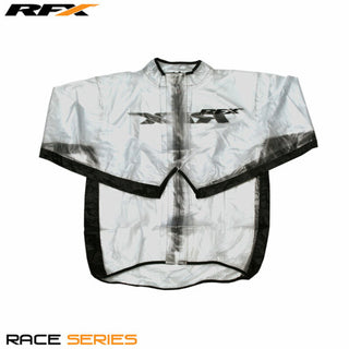 RFX Sport Wet Jacket (Clear/Black) Size Youth Size XL (12-14)