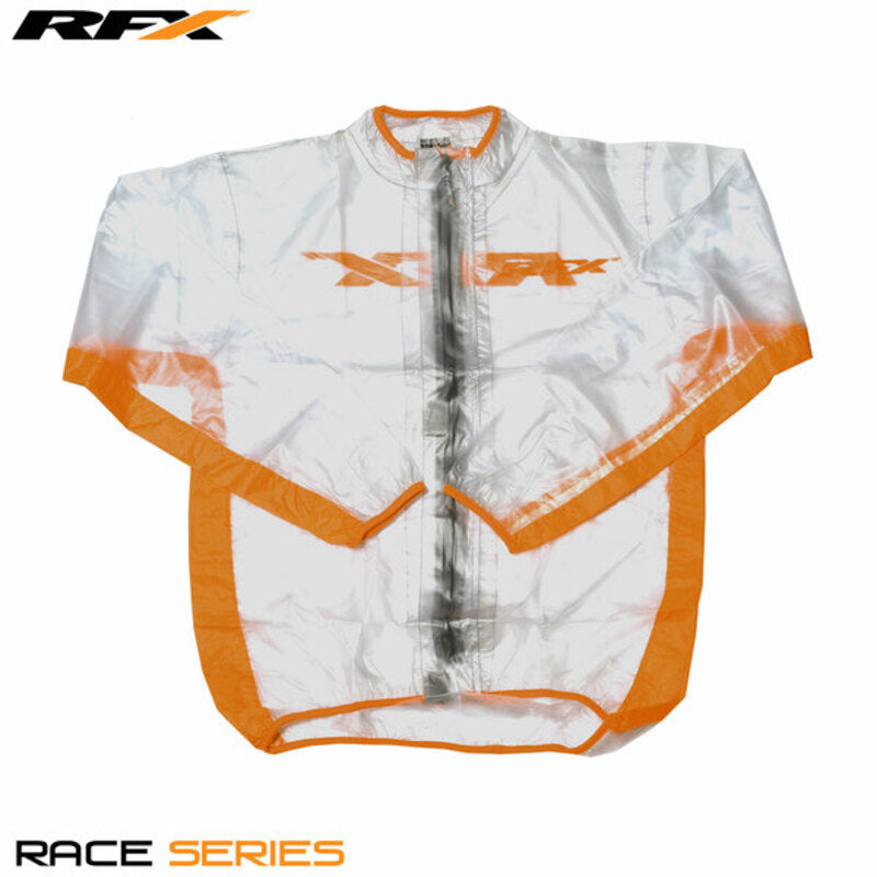 RFX Sport Wet Jacket (Clear/Orange) Size Adult Size 3XL