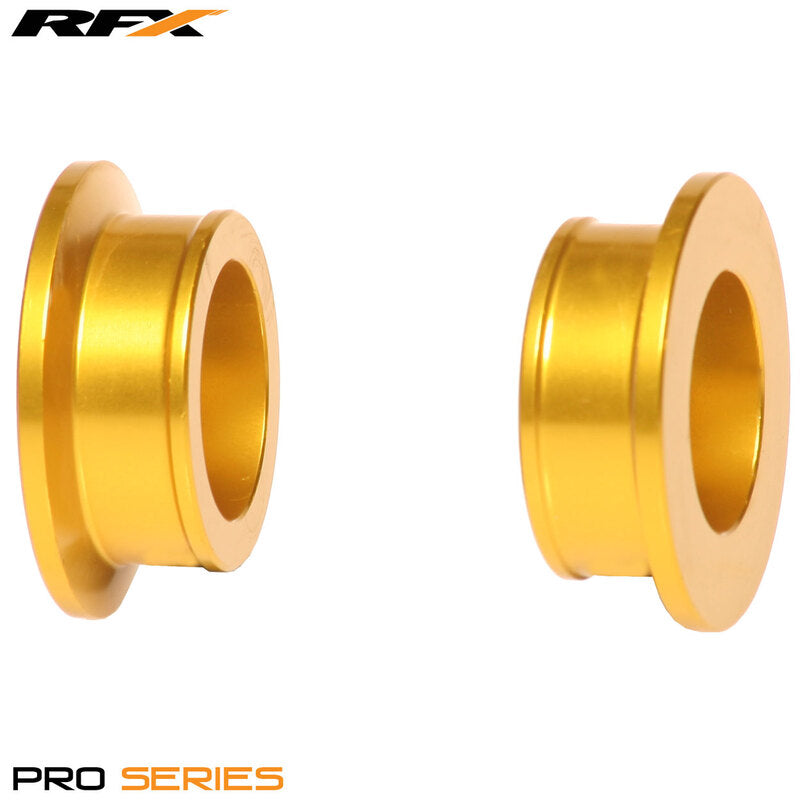 RFX Pro Wheel Spacers Rear (Yellow) - Suzuki RM125/250 01-08