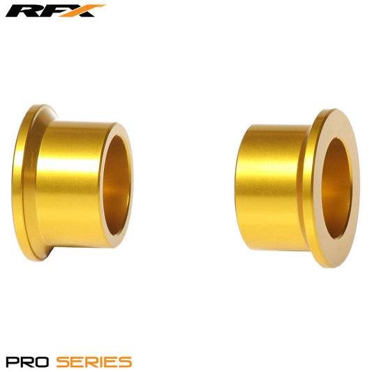 RFX Pro Wheel Spacers Rear (Yellow) - Suzuki RMZ250/450