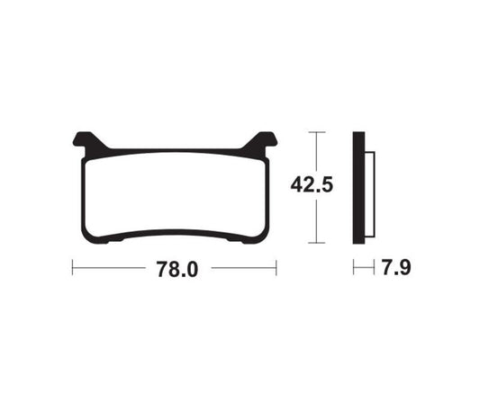 TECNIUM Street Performance Sintered Metal Brake pads - MFP447