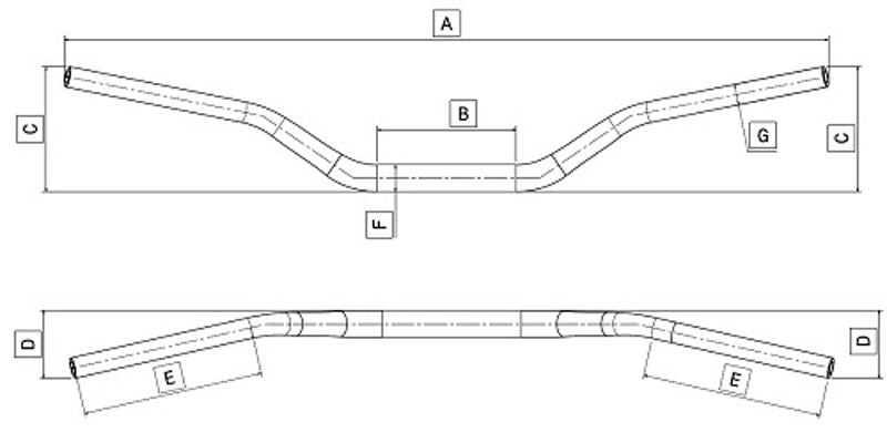 DOMINO Low Bend Handlebar - Ducati Monster