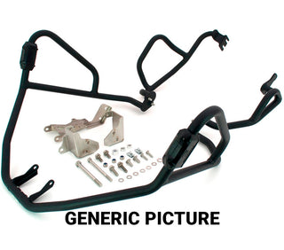 BIHR Trail Crash Bar Aluminum Ice Polish