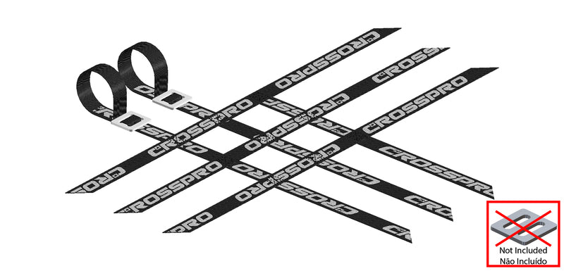 CROSS-PRO Nerf-Bars belt kit - Black  - 1114966