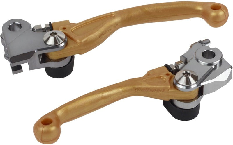 POLISPORT Pivot Unbreakable Lever Set Gold - Honda - 1114995005