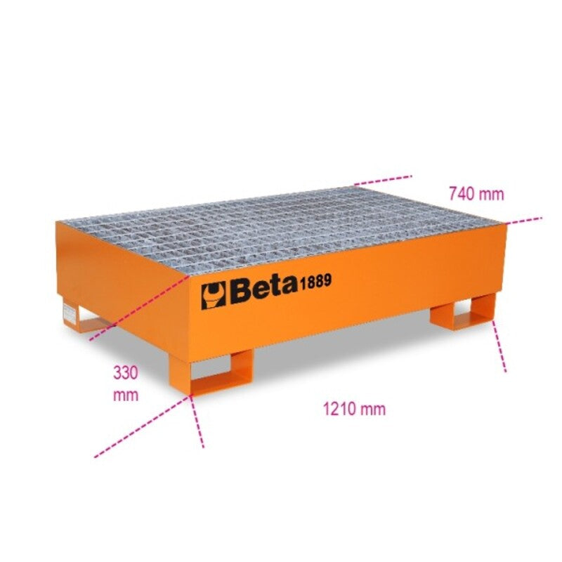 BETA Base for 2 Drums of 200L Handling and Storage