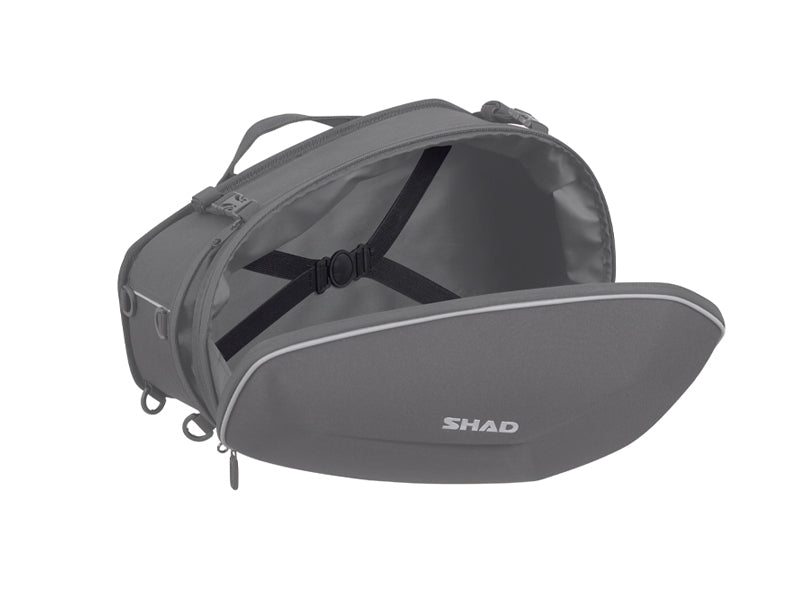 SHAD E48 Expandable Saddle Bags Black - 46/58L