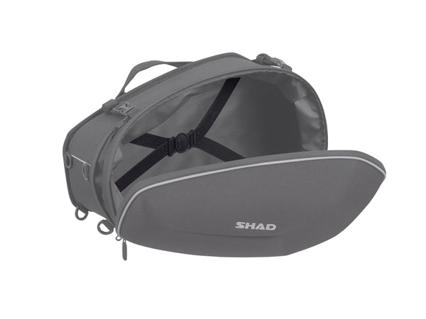 SHAD E48 Expandable Saddle Bags Black - 46/58L