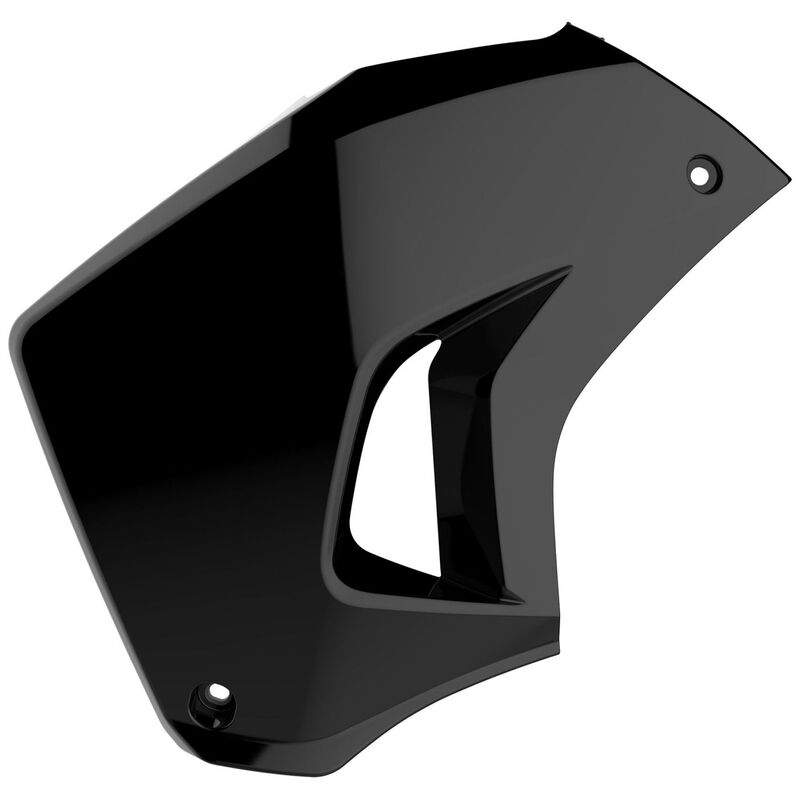 POLISPORT Left Radiator Louvers Black - Kawasaki KLR650