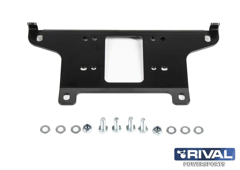 RIVAL Pull Plate Winch Mount Plate - Polaris Ranger 1000 / 1000 XP