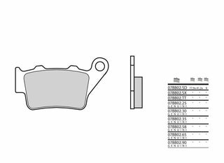BREMBO Road Carbon-Keramik-Bremsbeläge - 07BB02CC