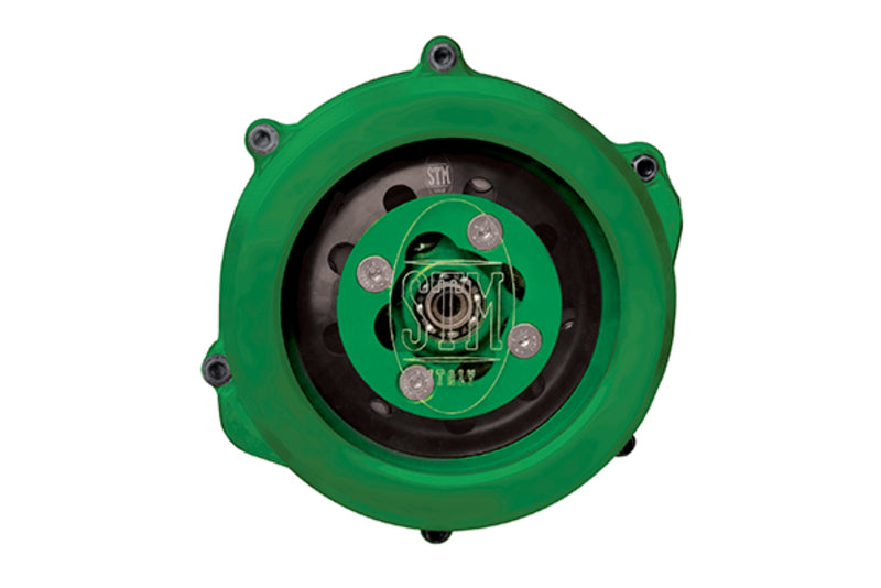 STM Clutch Cover Red/Transparent - Kawasaki 250