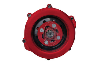 STM Clutch Cover Red/Transparent - Honda 250