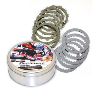 NEWFREN Steel Clutch Plates + Friction Clutch Plates Set - Yamaha F GS/R/XR
