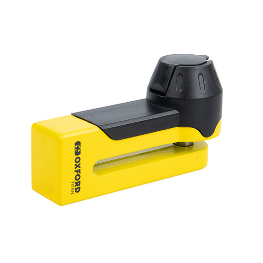 OXFORD Titan Pin Disc Lock - Ã˜10mm Yellow (incl. Pouch)