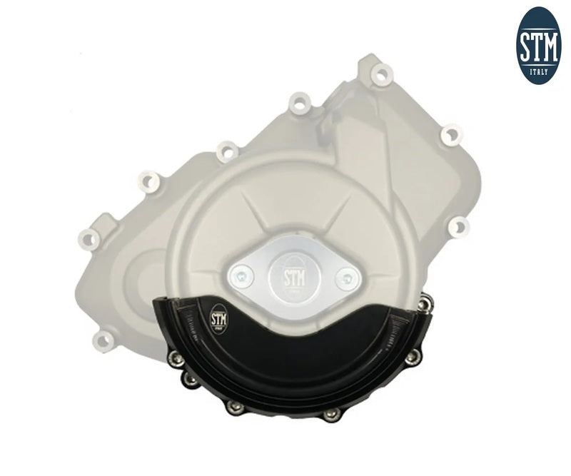 STM Alternator Cover Black - Ducati Panigale V4