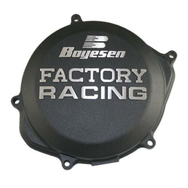 BOYESEN Factory Racing Clutch Cover Black - Kawasaki KX250 (95-02)