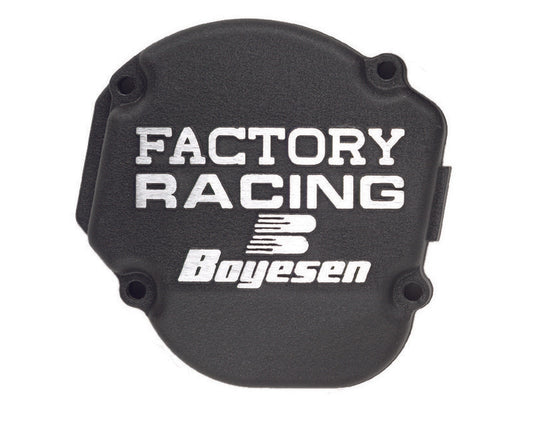BOYESEN Factory Racing Ignition Cover Black - Kawasaki KX250 (90-04)