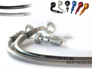 SPEEDBRAKES Aviation Bremsschlauch Edelstahl/Silber Banjo - 3000683