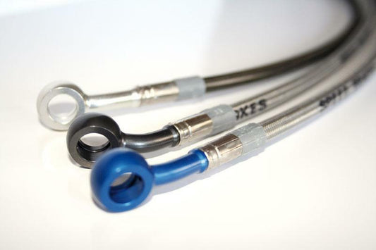 SPEEDBRAKES Aviation Brake Hose Carbon/Blue Banjo - 3020847