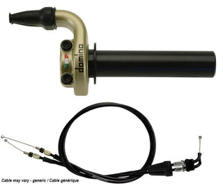 DOMINO KRE Throttle Kit with Cables Gold - 3031855