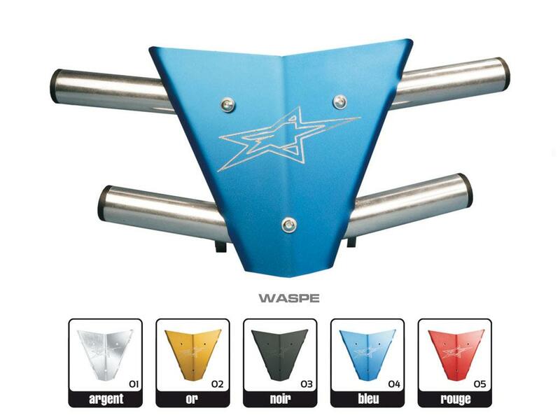 CROSS-PRO Waspe Aluminium Bumper - Silver Yamaha YFZ450R