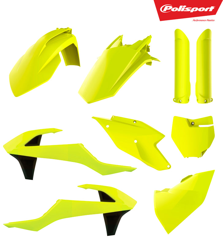 POLISPORT Plastic & Graphic Kit Neon Yellow/Stealth Deco KTM - 3032059