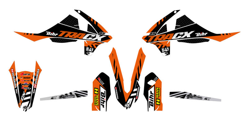 UFO Plastic & Graphic Kit OEM Color KTM SX85 - 3032077