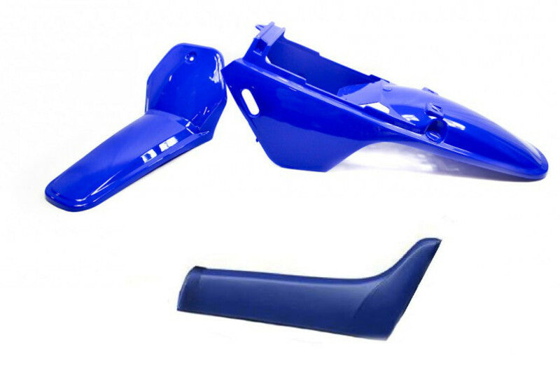ART Plastic Kit + Seat Cover Blue Yamaha PW80