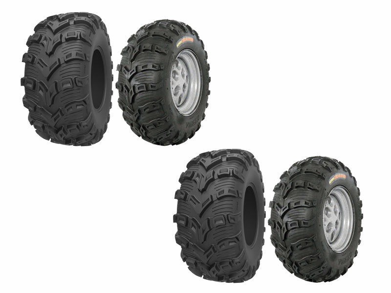 4 Utility Tire Pack KENDA BEAR CLAW EVO K592 (2 x 25X8-12 + 2 x 25X10-12)