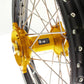 ART MX Complete Front + Rear Wheel 21x1,60/19x2,15 Black Rim/Gold Hub Suzuki