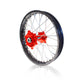 ART MX Complete Front + Rear Wheel 21x1,60/18x2,15 Black Rim/Red Hub Beta